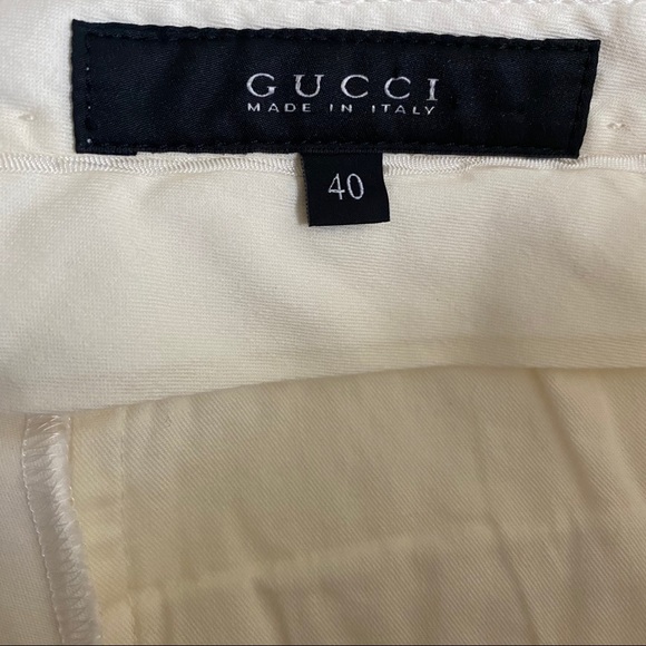 GUCCI White Skinny Dress Pants 40 IT - Picture 6 of 6